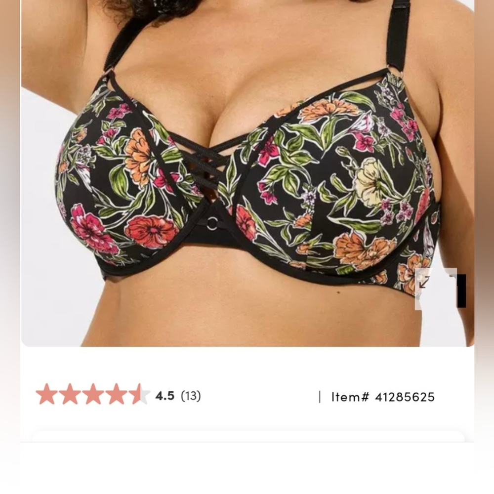 Torrid pushup bra Brand New 44D Left Only - Picture 13 of 14